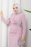 Rezzan abiye elbise  Pembe