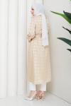 Berika tesettür kap Taş Rengi