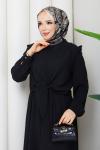 Diva linda etekli takım Siyah