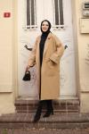 Oversize Kaşe kap  Camel