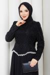 Eva abiye elbise  Siyah