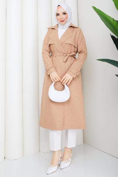 Buğlem trenckot Camel